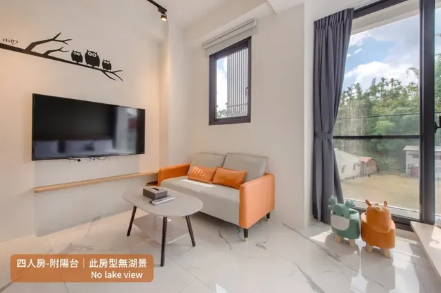 奈斯窩客｜湖景房｜含早餐-四人房-附陽台-6