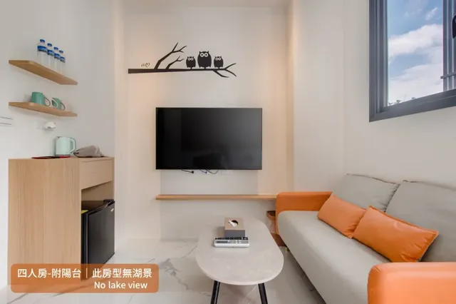 奈斯窩客｜湖景房｜含早餐-四人房-附陽台-7