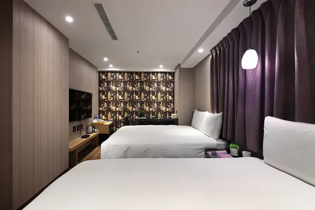 綺樂文旅-開封館-豪華三人房(一大一小床)-2