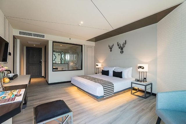 芭達雅梅拉馬爾飯店 (Mera Mare Pattaya SHA Extra Plus)-豪華海景房 (含早餐) 不可退訂 (Deluxe Sea View Twin Bed (Room with Breakfast))c No Refund-3