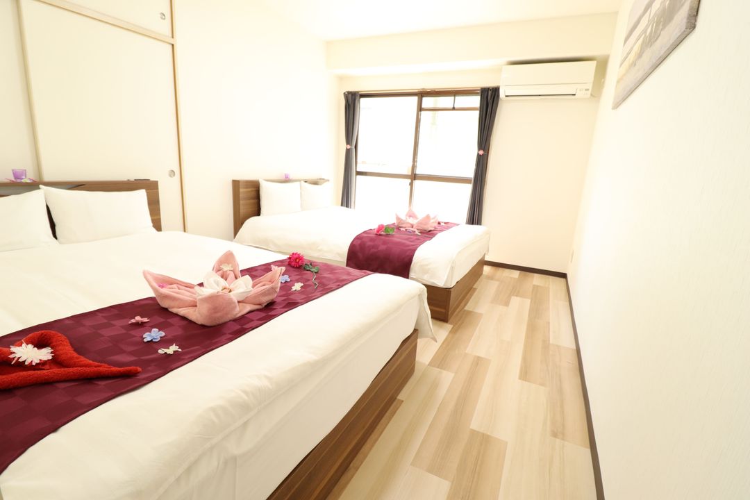 KTS: 櫻川旅居｜櫻川站步行1分/難波站步行9分/直達奈良