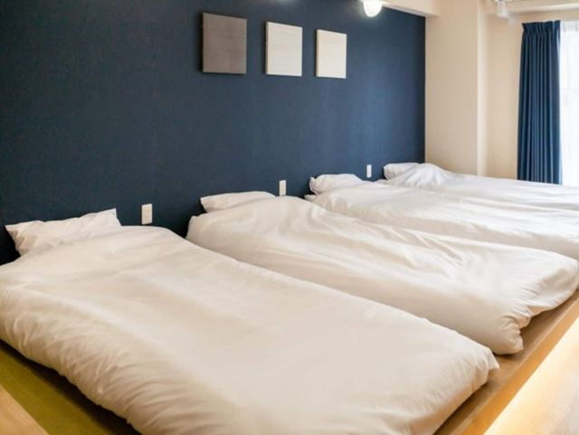 【大阪必住推薦】【LDK】AAO BLDG酒店式公寓｜最多6人/近難波商圈/難波站步行5分-6F: 四人房，最多6人-8