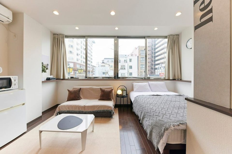 【大阪萬博推薦】【LDK】Zeroshare公寓｜近大阪海遊館&天保山大纜車/方便至環球影城/大阪港站步行30秒-201: 四人房-1