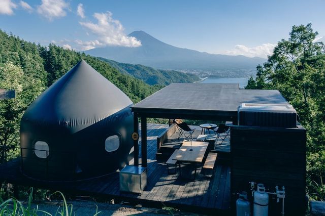【豪華露營】TSUNAGARU CAMP RESORT QOONEL+｜河口淺間神社遙拜所 (天空的鳥居) 步行5分-【獨家方案】QOO HOUSE: 四人房【不挑房】-8