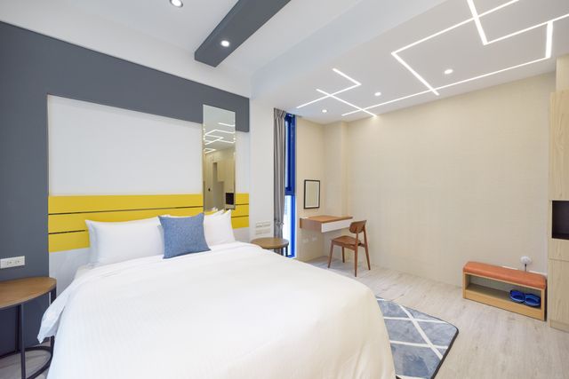 Penghu Blue Ocean Sunny Bed and Breakfast-Skylark balcony double room-4