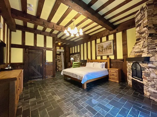 Senboard Manor-벽난로 더블룸-4