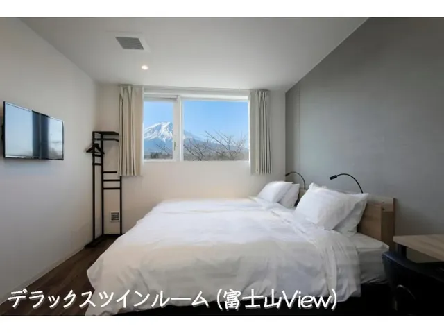 Megufuji 2021-3｜富士山站步行1分/富士山景-豪華雙床房-7