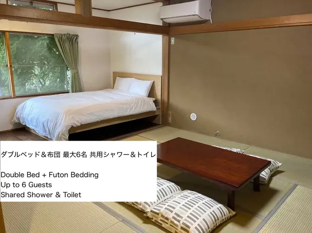 湖屋 TRIBE-2｜河口湖湖景-1F 和室（公用淋浴間&洗手間）-1
