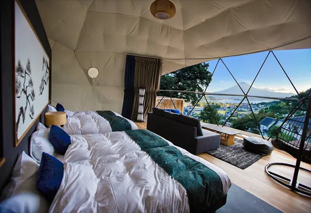 富士山豪華露營 嶺乃華-4-[Private] Sky View Suite Oriental Japon ■50㎡/Maximum 6 people■-3
