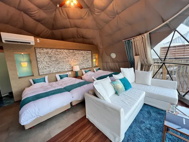 富士山豪華露營 嶺乃華-3-[Private] Sky view suite Asian resort Pets allowed Upper level 38㎡/Maximum 5 people-4