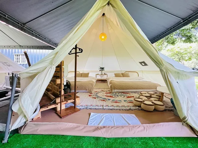 Puli Osmanthus Garden Art Ecological Camp-【Lazy Camping】Four people area E｜7M*5M-10