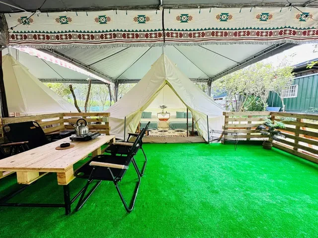 Puli Osmanthus Garden Art Ecological Camp-【Lazy Camping】Four people area E｜7M*5M-8
