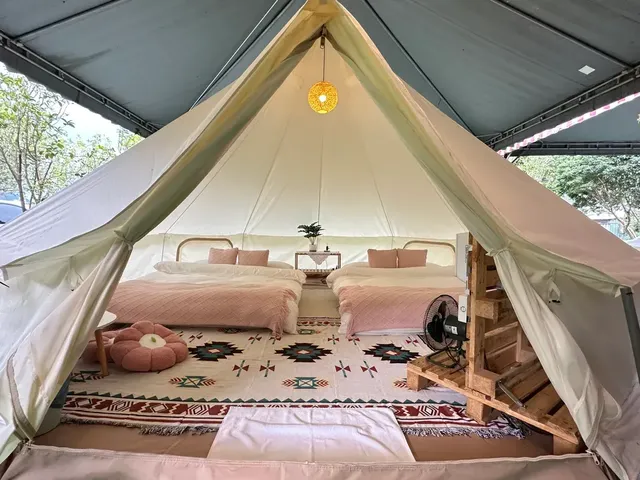 Puli Osmanthus Garden Art Ecological Camp-【Lazy Camping】Four people area E｜7M*5M-2