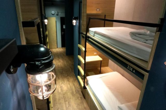 東門3號膠囊旅店-雙人膠囊床位－混合宿舍房-2