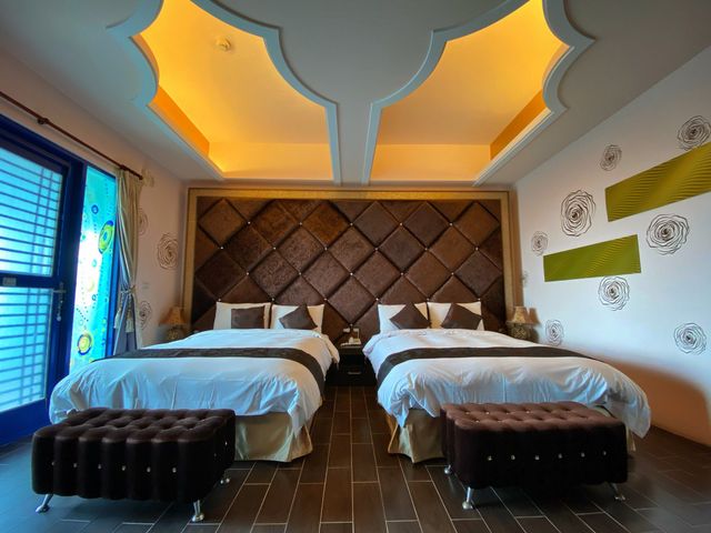 Penghu Dome Vasa Seaview Bed and Breakfast-R102 / R103 elegant quadruple room-10