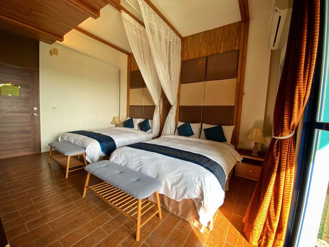 Penghu Dome Vasa Seaview Bed and Breakfast-R202 / R302 Aesthetic Seaview Quadruple Room-4