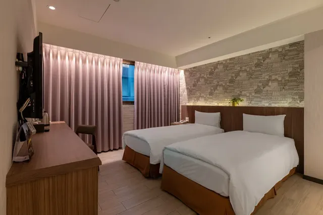 가이드 호텔 타이베이 푸싱 노스 Guide Hotel Taipei Fuxing North-Superior Twin Room-4