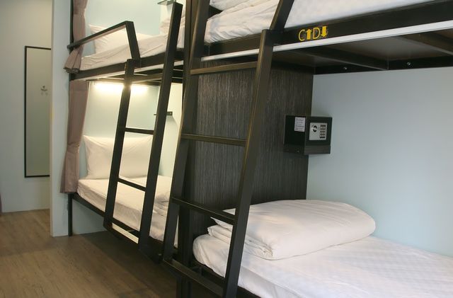背包棧旅店-台北長春店-男性宿舍間的1個單人床位-帶共用浴室-3