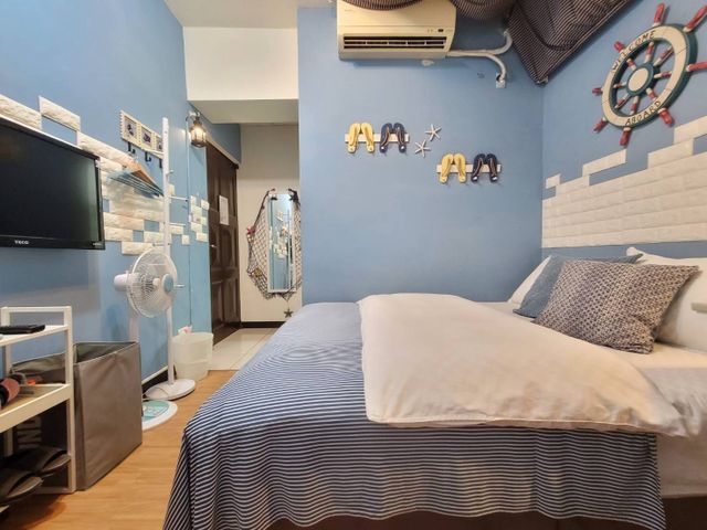 ❤一中安心租屋社❤有統編收據-小間121號雙人房【不需走樓梯】●位於該棟大門旁第1間●窗戶面向住宿區露天走廊-7