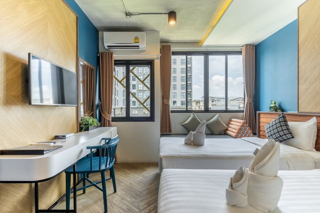 【網美打卡首選】W站旅館（W Station）｜曼谷-豪華雙床房（不含早餐） (Deluxe Twin (Room Only))-5