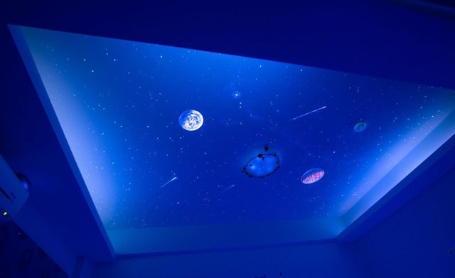 星空彩繪夜景