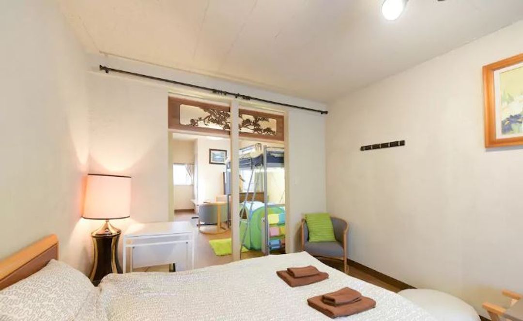兩層包棟旅居｜4-9人/2衛1浴/附設閣樓/代代木站步行5分/近明治神宮&新宿御苑