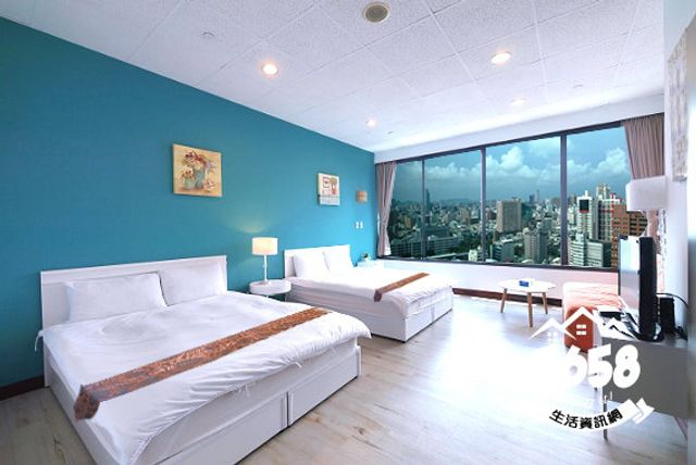 85假期會館 l 絕美海景、緊鄰捷運站-景觀四人房-3