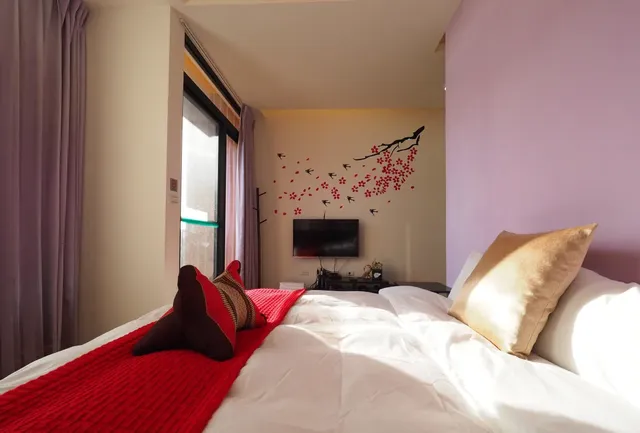 펑후 198 래드 햇 베드 앤 브렉퍼스트 (Penghu 198 Red Hat Bed and Breakfast)-Elegant double A32-1