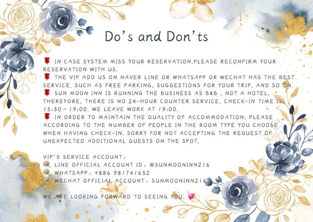 Do’s and Don’ts