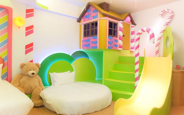 彤の物語 おやこ みん-しゅく-Forest candy house parents quadruple room-2