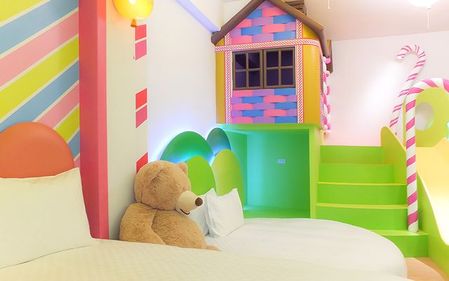 彤の物語 おやこ みん-しゅく-Forest candy house parents quadruple room-5