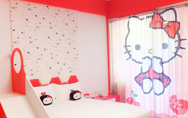 彤の物語 おやこ みん-しゅく-Hello Kitty pumpkin carriage triple room-1