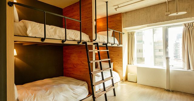 小公館人文旅舍 NK HOSTEL｜近饒河夜市-旅伴四人客房-2