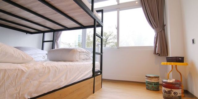 台北天晴青年旅店-公園景觀6人房-3