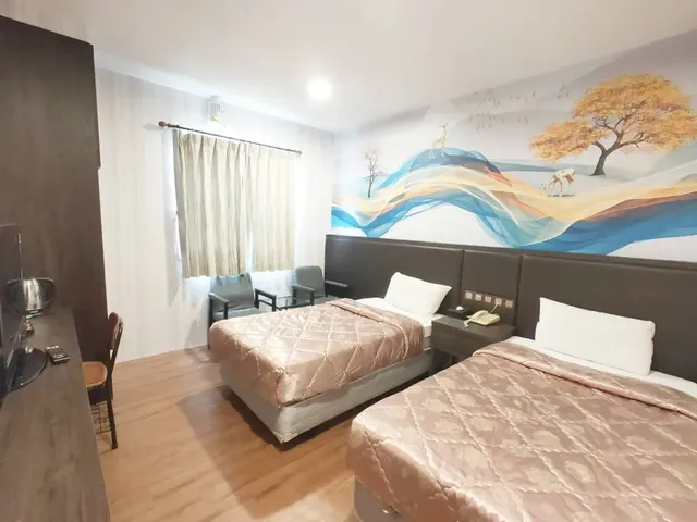 皇家商務旅館-豪華雙人房（2小床）-4