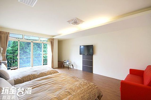 溪頭尚緹會館-A-2景觀4人房(陽台)-附贈早餐-6