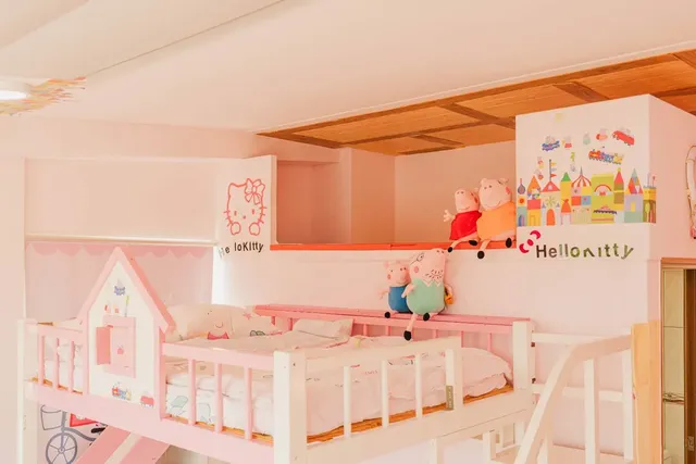 Alice theme bed-Pepe Pig Slide 2+2 Room-2