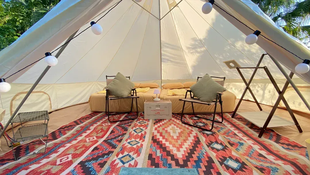 Cha Ye Li-Mountain Camping｜Lazy Camping, Shrine Tent