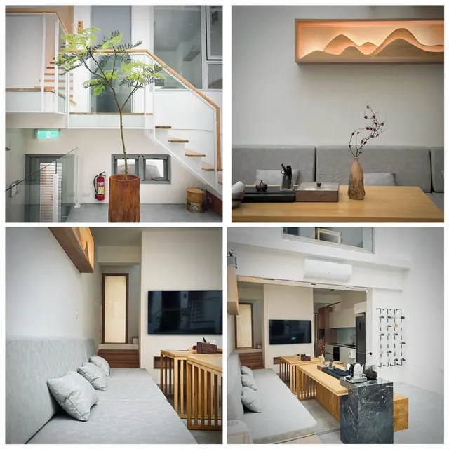 沐正農場_木一館  ｜6~14人嘉義包棟民宿｜卡拉OK_電動麻將_150吋投影機_Switch遊戲機_廚房｜阿里山下-6~14人包棟民宿 四房五床｜卡拉OK_電動麻將_150吋投影_Switch遊戲機_廚房｜阿里山下-4