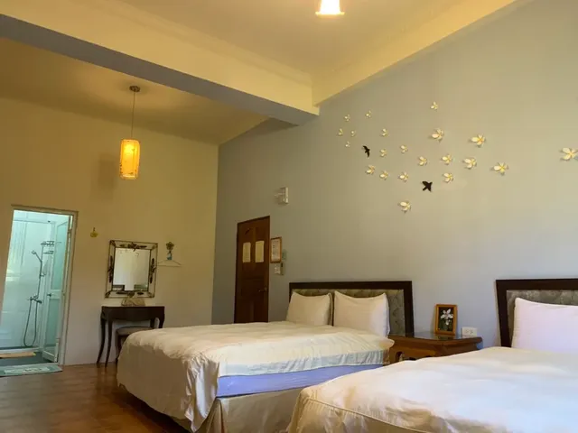 Tenlai Leisure Homestay | Free Breakfast-모든게 잘돼요·정원 전망 쿼드러플룸-5