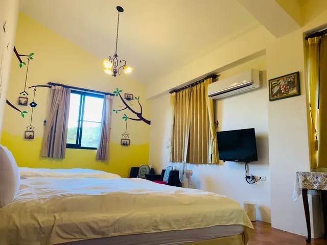 Tenlai Leisure Homestay | Free Breakfast-만족과 감사‧콰드러플룸 - 산 전망-2