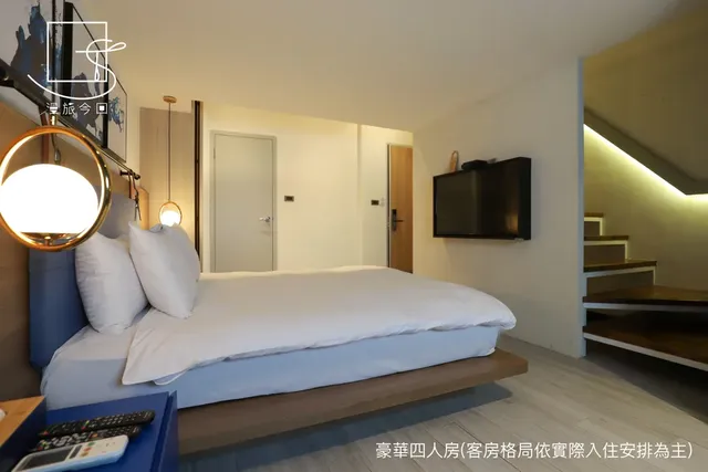 漫旅今回｜近台南火車站-豪華四人房-4