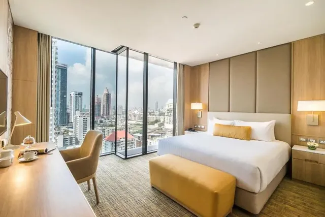 曼谷天空風景酒店(SKYVIEW Hotel Bangkok - SHA Extra Plus)-尊貴特大號床房｜一人入住（含早餐）(Grand Premier Room for 1 PAX with breakfast)-3
