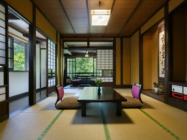 黑川溫泉 山水木｜黑川溫泉街/露天風呂-和室B【不挑房】-1
