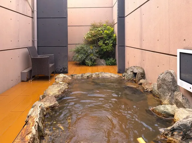 大分温泉 Business Resort Sourin 宗麟-露天風呂付き和洋室（TV付き岩風呂）-5