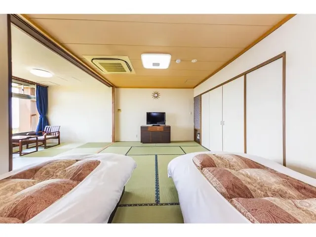 海乃ホテル　はじめ-市街地側　洋室ツインベッドルーム-4