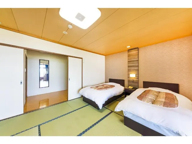 海乃ホテル　はじめ-市街地側　洋室ツインベッドルーム-5
