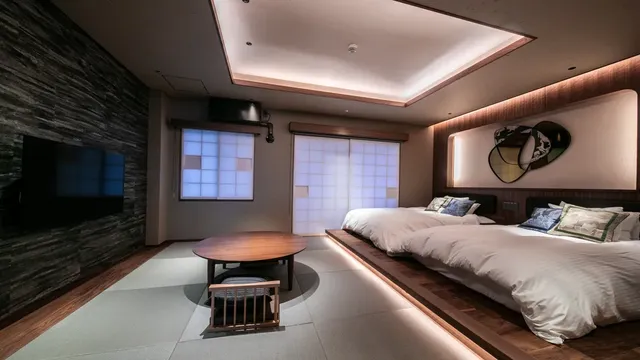 Yufudake view [with semi-open-air bath] Luxury suite