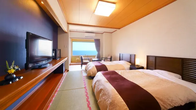 別府温泉 天空湯房 清海荘｜近JR別府站/海地獄開車15分-和洋室附半露天浴池【不挑房】-1