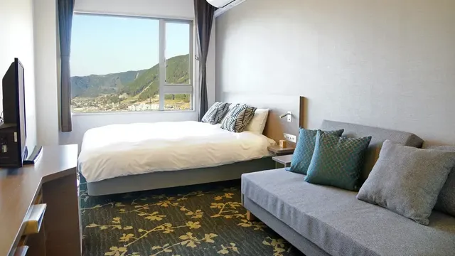 Aso Canyon Terrace & Lodge-[Double] Superb view of Aso Somma! [Double room] [Non-smoking] [Mountain view] [Nightlife view]-1